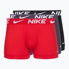 Pánské boxerky Nike Dri-Fit Essential Micro Trunk 3 pairs sport red