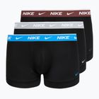 Pánské boxerky Nike Cotton Stretch Trunk 3 pack open black