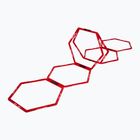 Pure2Improve Koordinační tréninkový žebřík Hexagonální červená 2817