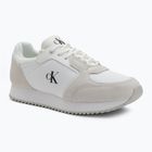 Dámské boty Calvin Klein  YW0YW01644 Runner Laceup Sock Mg Nylon Mix Bright White/Black