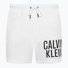 Pánské plavecké šortky Calvin Klein Medium Drawstring white