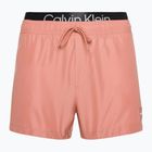 Pánské plavecké šortky Calvin Klein Short Double Wb pink