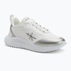 Dámské boty Calvin Klein Eva Runner Low Lace Mix Ml Wn bright white/silver