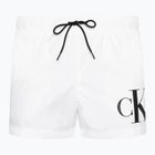 Pánské plavecké šortky  Calvin Klein Short Drawstring classic white