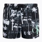 Pánské plavecké šortky  Calvin Klein Short Drawstring-Print palm black