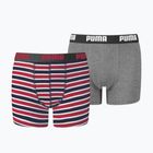 Dětské boxerky PUMA Printed Basic 2 ks ribbon red