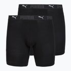 Pánské boxerky Cotton Long 2 pack black