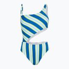 Dámské jednodílné plavky O'Neill Poppy blue towel stripe