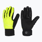 Pánské cyklistické rukavice Rogelli Essential Winter Waterproop fluorescent yellow