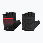 Pánské cyklistické rukavice Rogelli Hero II black/red/bordeaux