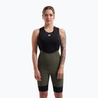 Dámské cyklistické šortky  Rogelli Signature Bib Short W green
