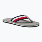 Pánské žabky Tommy Hilfiger Corporate Beach Sandal antique silver