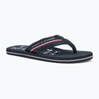 Pánské žabky Tommy Hilfiger Web Beach Sandal desert sky