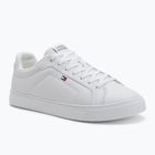 Pánské boty Tommy Hilfiger Icon Court Lth Flag Ess white
