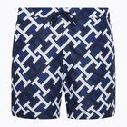 Pánské plavecké šortky Tommy Hilfiger Sf Medium Drawstring Print modré