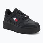 Dámské tenisky Tommy Jeans Retro Basket Flatform Ess triple black