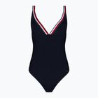 Dámské jednodílné plavky Tommy Hilfiger Triangle Ohne Piece Rp dessert skye