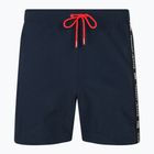 Pánské plavecké šortky  Tommy Jeans SF Medium Drawstring Side Tape dark night navy