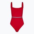 Dámské jednodílné plavky Tommy Hilfiger Square Neck One Piece primary red