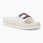 Dámské nazouváky   Tommy Jeans Elevated Flatform Slide ecru