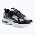 Dětské boty FILA Madrun Velcro black/posy green