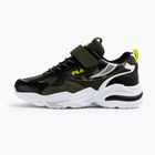 Dětské boty FILA Madrun Velcro olive night