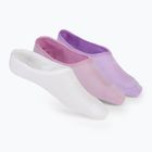 Dámské ponožky SKECHERS Non Terry No Show Liner 3 páry white/purple