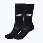 Pánské ponožky SKECHERS 1/2 Terry Over The Knee 2 páry black