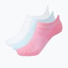 Dámské ponožky SKECHERS Extended Terry Low Cut 3 páry white/pastel