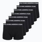Pánské boxerky KARL LAGERFELD Logo Trunk 7 párů black