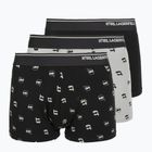 Pánské boxerky KARL LAGERFELD Ikon Aop Trunk 3 páry karl dot/ash black