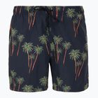 Pánské plavecké šortky Tommy Hilfiger Medium Drawstring Print palm tropic aop desert sky