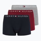 Pánské boxerky Tommy Hilfiger UM0UM03521 3 páry desert sky/mid grey heather/red