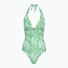 Dámské jednodílné plavky Tommy Hilfiger Halter One Piece Rp Print floral tropic aop fort green