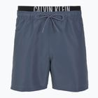 Pánské plavecké šortky Calvin Klein KM0KM01093 Intense Power Medium Double WB grisaille