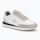 Dámské tenisky Calvin Klein YW0YW01942 Retro Runner Lace Up Leather MG bright white/chateau