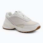 Pánské boty Calvin Klein YM0YM01289 Hike Runner HF Leather Mix bright white/creamy white/eggshell