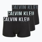 Pánské boxerky Calvin Klein 000NB3608A Trunk 3 páry Black bodies/white/aerial/turbulence