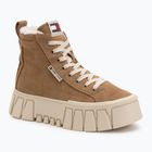 Dámské boty Tommy Jeans Vulc Flatform Suede Wl bronze twist