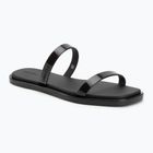 Dámské nazouváky Calvin Klein HW0HW02963 Jelly Doub Bar Shiny triple black