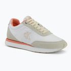 Dámské boty Calvin Klein YW0YW01990 Retro Runner Lace Up Nylon Mg brilliant white/light cashew/pink