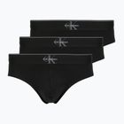 Pánské slipy Calvin Klein LV00NB4471 Hip Brief 3 pairs black