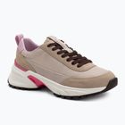 Dámské boty Calvin Klein YW0YW02075 Hike Runner MG Nylon Mix chateau/silver mink/pink