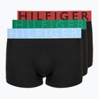 Pánské boxerky Tommy Hilfiger Trunk WB Cooling Technology 3 steam tra rd/brz blue/jde wnk