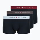 Pánské boxerky Tommy Hilfiger Trunk WB 3 pairs dark ash/brzy blue/rouge