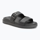 Dámské pantofle Tommy Hilfiger Double Strap Sandal Pearl dark grey pearlized
