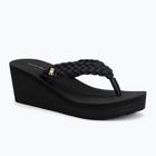 Dámské žabky Tommy Hilfiger Wedge Braided Summer Sandal black