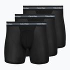 Pánské boxerky Calvin Klein LV00NB4538 Boxer Brief Long black/black/black