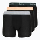 Boxerky Calvin Klein LV00NB4394 Brief 3 pairs black w/darkest spruce wb/black w