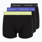 Pánské boxerky Calvin Klein 0000U2662G Trunk 3 pairs black in green bloom wb/black in da